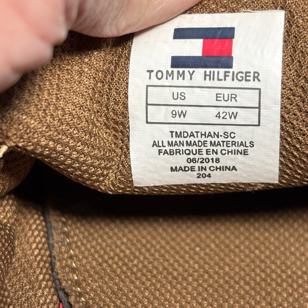Tommy Hilfiger Mens Dathan Brown Loafers Driving Shoes Wide Width 9W TMDATHAN-SC - Picture 8 of 8